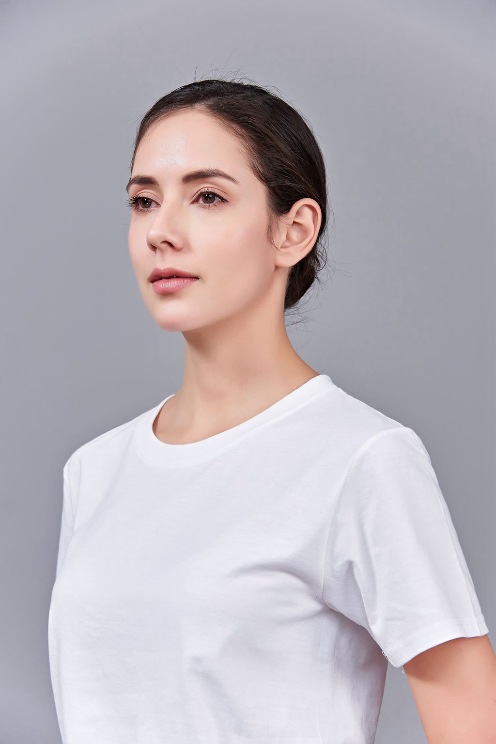 畢業創意校服班服文化衫定制加工LOGO繡秀印花款 澳大利亞棉200G長短袖文化衫 女款白色